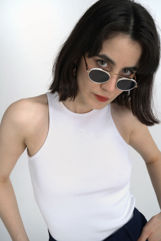 Embroidered Tank Top
