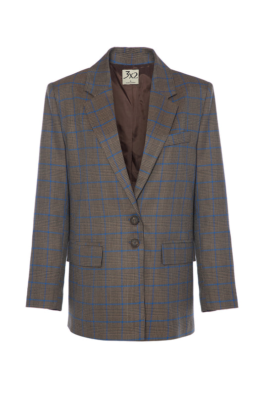 Plaid Blazer Jacket