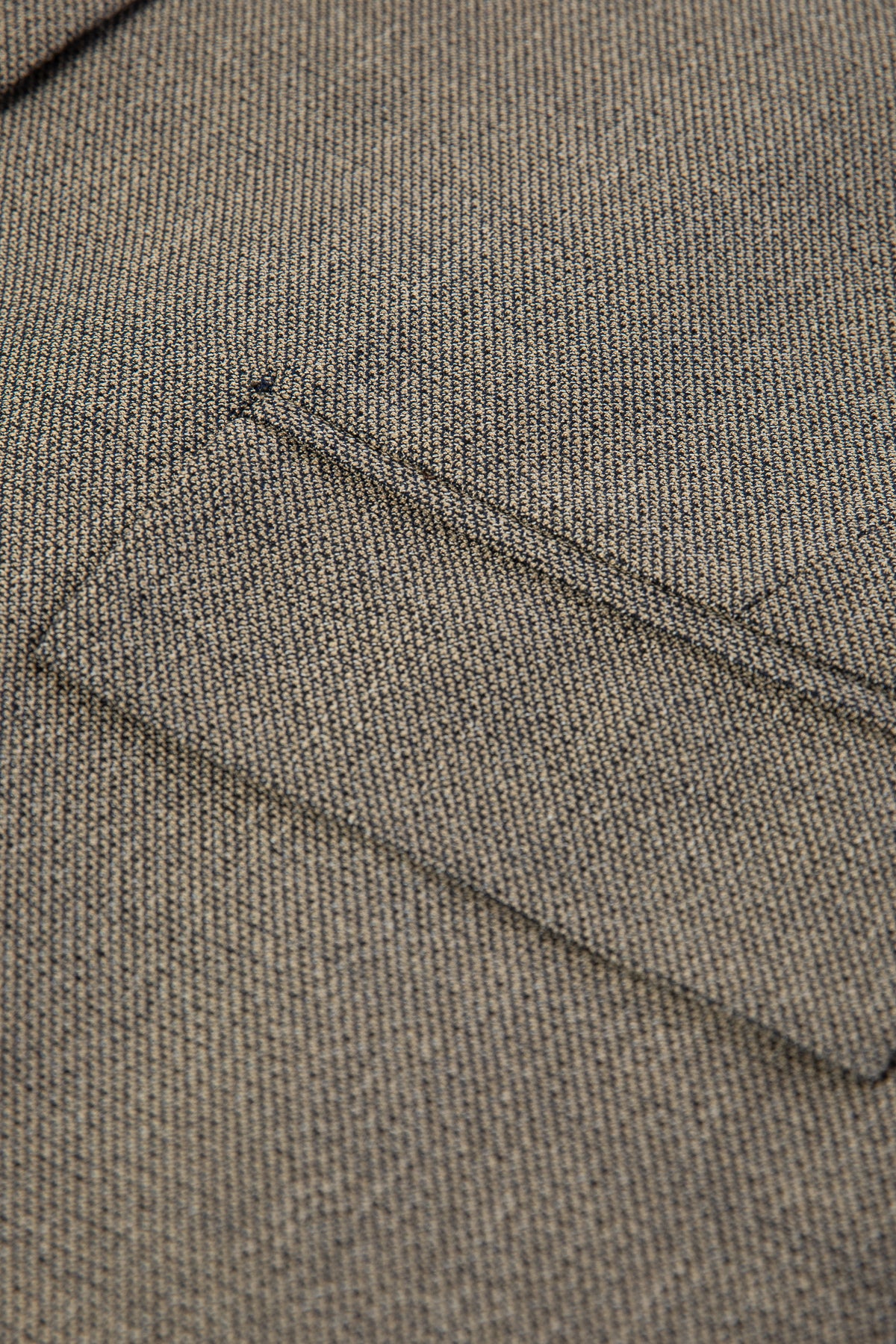 Vizon Rengi Dokulu Blazer Ceket
