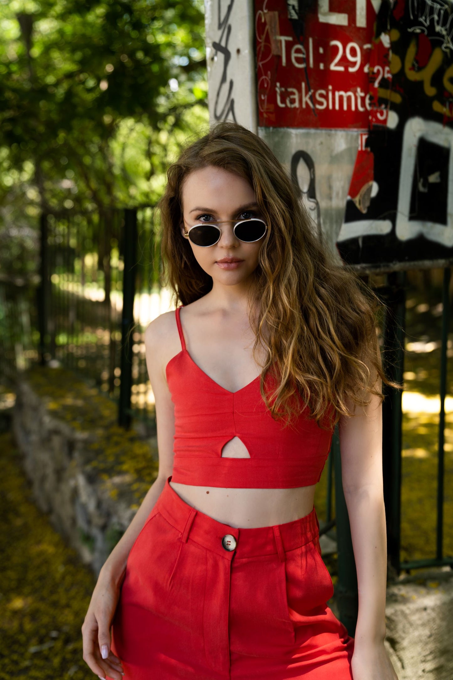 Thin Strap Crop Top