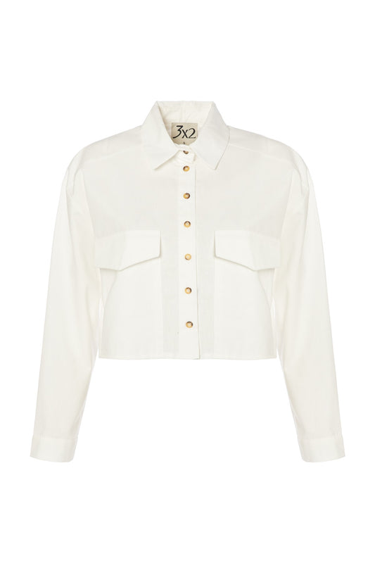 Crop Utility Shirt